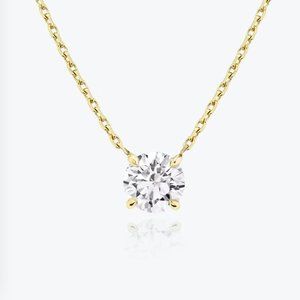 1ct lab grown diamond solitare pendant